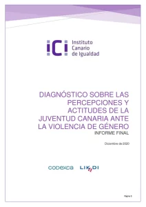 Diagnóstico sobre las percepciones y actitudes de la juventud canaria ante la violencia de género